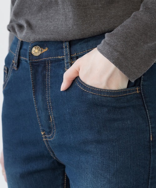aity(アイティ)の「<ストレッチ> フロントジッパーデニムスキニーパンツ(デニムパンツ・レディース・ネイビー/ホワイト/ブルー/ワンウォッシュ・M/L/LL/3L/4L)」の21枚目の写真