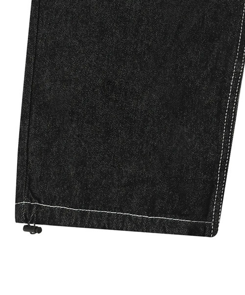 MUCENT（ムセント）の「【日本未発売/WEB限定】MUCENT(ムセント)/オーバーサイズ ワイド バックポケット ロゴ デニム パンツ/MAXXI BACK POCKET BIG LOGO DENIM（デニムパンツ・レディース・ダークブルー/ブラック・FREE）」の17枚目の写真