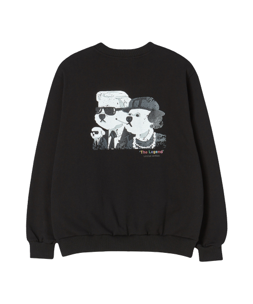Beyond Closet(-)の「ザ・レジェンドヴィンテージアートピーススウェットシャツブラック(スウェット・メンズ・その他・SMALL/LARGE)」の3枚目の写真