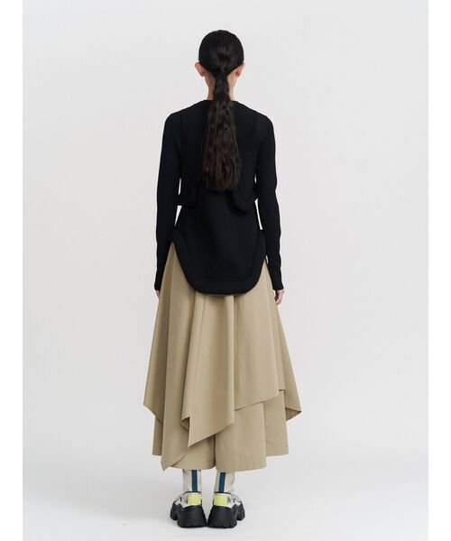 UN3D.(アンスリード)の「EDGE WAVE KNIT VEST / エッジウェーブニットベスト(ベスト・レディース・オレンジ/ブラック/グレー/ターコイズブルー・FREE)」の10枚目の写真