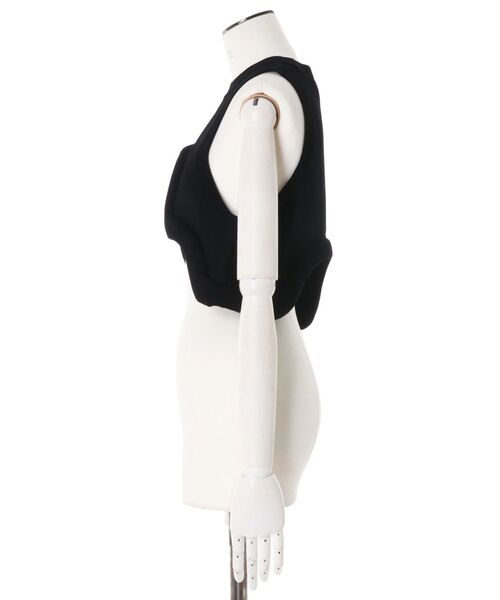 UN3D.(アンスリード)の「EDGE WAVE KNIT VEST / エッジウェーブニットベスト(ベスト・レディース・オレンジ/ブラック/グレー/ターコイズブルー・FREE)」の13枚目の写真