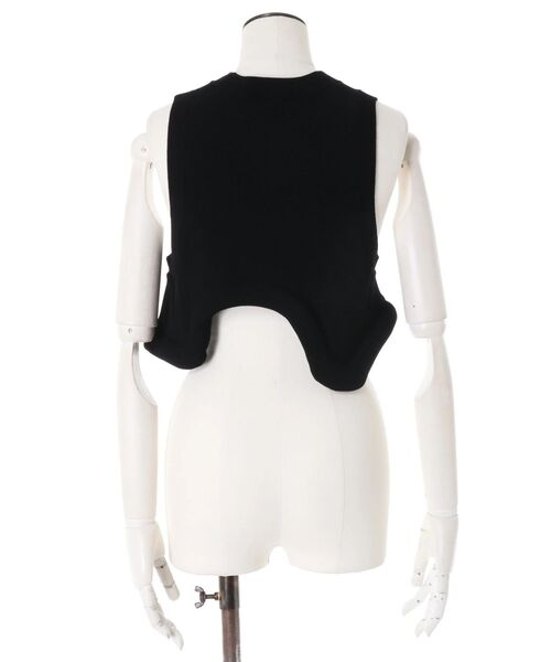 UN3D.(アンスリード)の「EDGE WAVE KNIT VEST / エッジウェーブニットベスト(ベスト・レディース・オレンジ/ブラック/グレー/ターコイズブルー・FREE)」の14枚目の写真