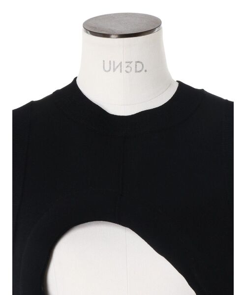 UN3D.(アンスリード)の「EDGE WAVE KNIT VEST / エッジウェーブニットベスト(ベスト・レディース・オレンジ/ブラック/グレー/ターコイズブルー・FREE)」の15枚目の写真