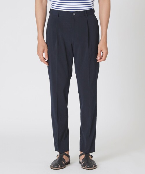 Paul Stuart（ポールスチュアート）の「【吸水速乾/ウォッシャブル】マイクロドットエアパンツ（スラックス・メンズ・ベージュ/ネイビー・50/48/46）」の11枚目の写真