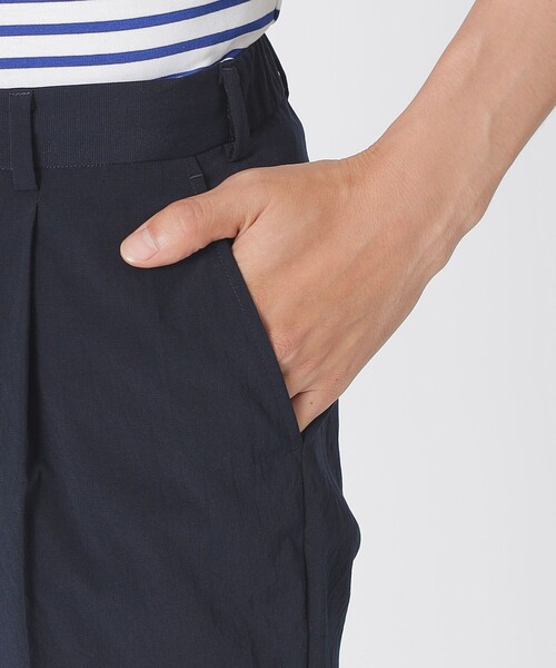 Paul Stuart（ポールスチュアート）の「【吸水速乾/ウォッシャブル】マイクロドットエアパンツ（スラックス・メンズ・ベージュ/ネイビー・50/48/46）」の6枚目の写真