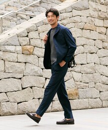 Paul Stuart（ポールスチュアート）の「【吸水速乾/ウォッシャブル】マイクロドットエアパンツ（スラックス）」