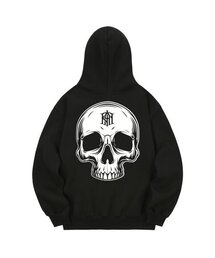 KAN6312（カン6312）の「KHB0180 カスタムスカル 裏起毛 フードパーカー ブラック（パーカー）」