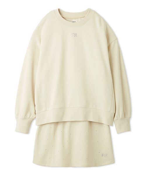 FURFUR(ファーファー)の「クリスタルロゴスウェットセットアップ(ワンピース・レディース・ネイビー/ブラウン/ピンク/アイボリー・F)」の20枚目の写真