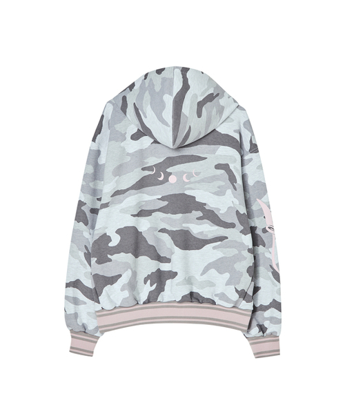 NYXX(エヌワイエックスエックス)の「EMBLEM PRINTING HOOD ZIP-UP CAMO(パーカー・レディース・その他・FREE)」の3枚目の写真