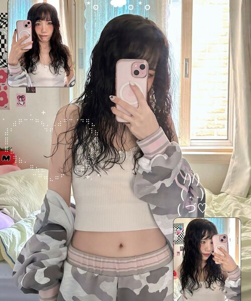 NYXX(エヌワイエックスエックス)の「EMBLEM PRINTING HOOD ZIP-UP CAMO(パーカー・レディース・その他・FREE)」の6枚目の写真