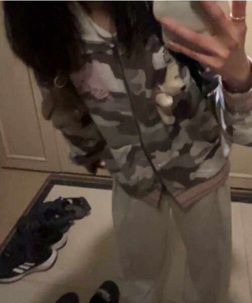 NYXX(エヌワイエックスエックス)の「EMBLEM PRINTING HOOD ZIP-UP CAMO(パーカー・レディース・その他・FREE)」の7枚目の写真