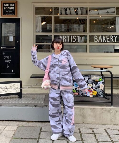 NYXX(エヌワイエックスエックス)の「EMBLEM PRINTING HOOD ZIP-UP CAMO(パーカー・レディース・その他・FREE)」の11枚目の写真