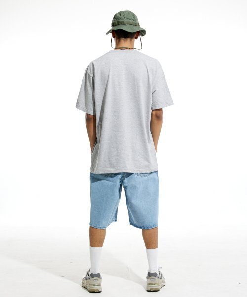 CREAM SODA LAB(クリームソーダラボ)の「ユエスエイバスケットボール 半袖Tシャツ グレー グリーン(Tシャツ/カットソー・レディース・その他・LARGE/MEDIUM/X-LARGE/XX-LARGE)」の7枚目の写真