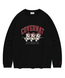 COVERNAT | ボーダーコリー トリオ ロングスリーブ ブラック(Tシャツ/カットソー)