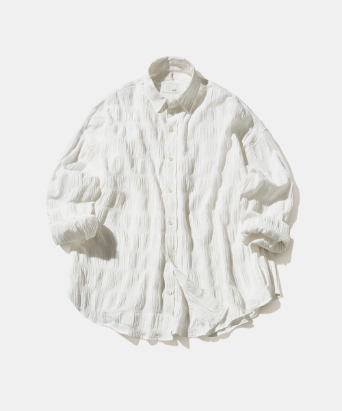 Diamond Layla（ダイアモンドレイラ）の「Mono Pearl Beach Cover-Up S177 white（シャツ/ブラウス・レディース・その他・SMALL）」の2枚目の写真