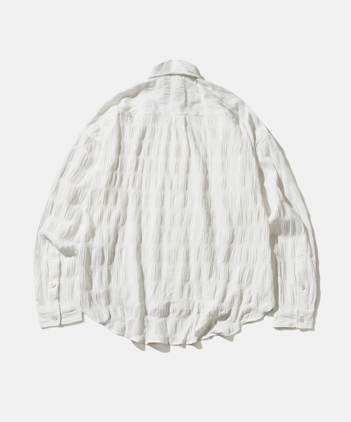 Diamond Layla（ダイアモンドレイラ）の「Mono Pearl Beach Cover-Up S177 white（シャツ/ブラウス・レディース・その他・SMALL）」の3枚目の写真