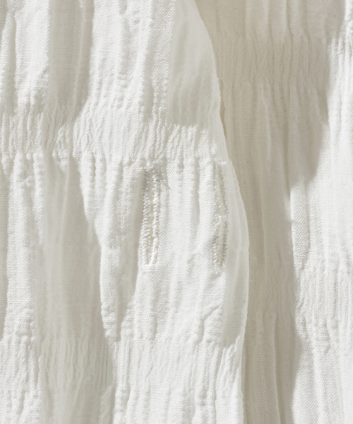 Diamond Layla（ダイアモンドレイラ）の「Mono Pearl Beach Cover-Up S177 white（シャツ/ブラウス・レディース・その他・SMALL）」の7枚目の写真