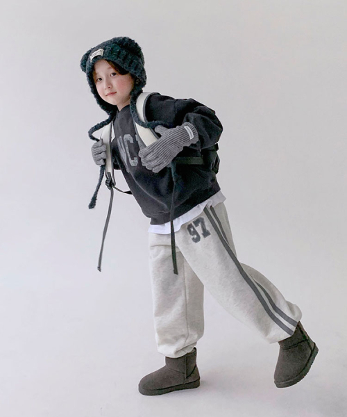 BERRYCLOSET（ベリークローゼット）の「[裏起毛] ワンスヒーロースウェット（スウェット・レディース・ブルー/グリーン・11号/7号/09号/13号）」の4枚目の写真