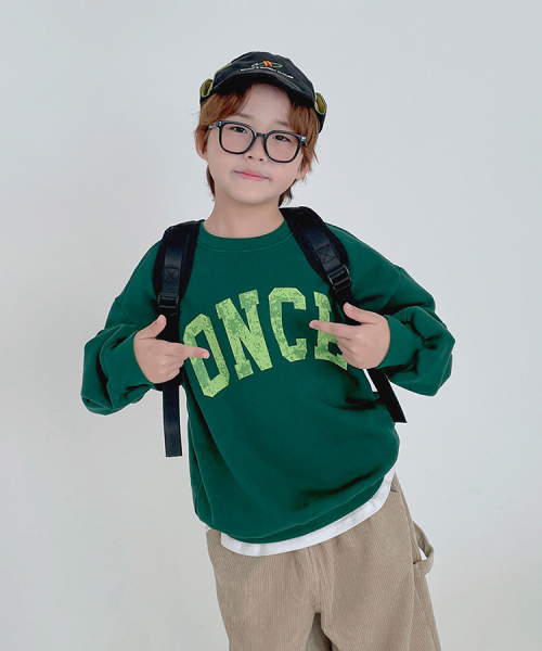 BERRYCLOSET（ベリークローゼット）の「[裏起毛] ワンスヒーロースウェット（スウェット・レディース・ブルー/グリーン・11号/7号/09号/13号）」の6枚目の写真