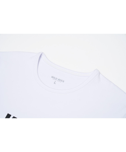 WILDROCK(ワイルドロック)の「ワイルドマッスルフィットTシャツ_ホワイト(Tシャツ/カットソー・メンズ・その他・MEDIUM/LARGE)」の2枚目の写真