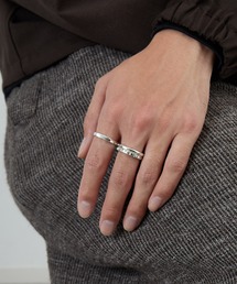 XOLO(�V����)��[XOLO JEWELRY/�V�����W���G���[] TRIPLE WITH CUSHION �V���o�[�����O(�����O)