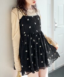 Kastane | 【2026SSカタログ】フラワーステッチキャミチュニック(チュニック)