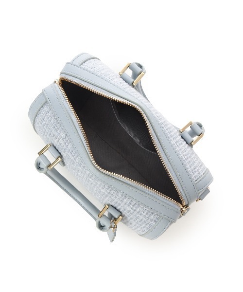 Samantha Thavasa Petit Choice（サマンサタバサ　プチチョイス）の「ツイード ボストンバッグ（ショルダーバッグ・レディース・ピンク/ダルブルー系/ブラック/オフホワイト・FREE）」の20枚目の写真