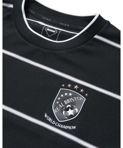 F.C.Real Bristol(エフシーレアルブリストル)の「CHAMPIONS BORDER L/S GAME SHIRT(Tシャツ/カットソー・メンズ・イエロー/ブラック/ホワイト・SMALL/MEDIUM/X-LARGE/LARGE/XX-LARGE)」の7枚目の写真