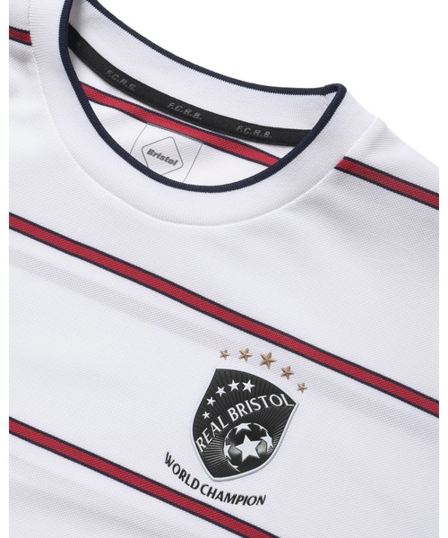 F.C.Real Bristol(エフシーレアルブリストル)の「CHAMPIONS BORDER L/S GAME SHIRT(Tシャツ/カットソー・メンズ・イエロー/ブラック/ホワイト・SMALL/MEDIUM/X-LARGE/LARGE/XX-LARGE)」の9枚目の写真