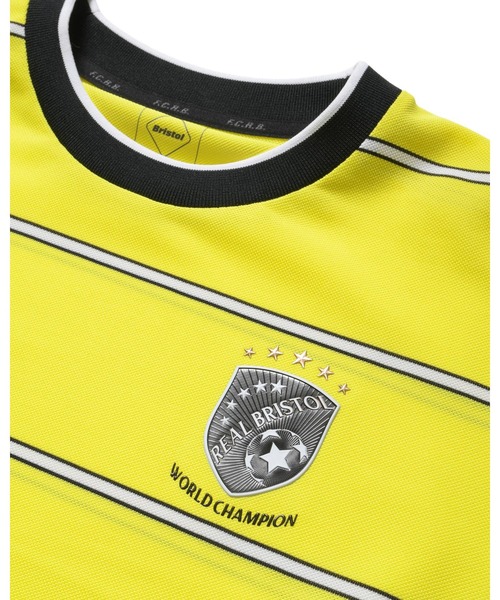 F.C.Real Bristol(エフシーレアルブリストル)の「CHAMPIONS BORDER L/S GAME SHIRT(Tシャツ/カットソー・メンズ・イエロー/ブラック/ホワイト・SMALL/MEDIUM/X-LARGE/LARGE/XX-LARGE)」の11枚目の写真