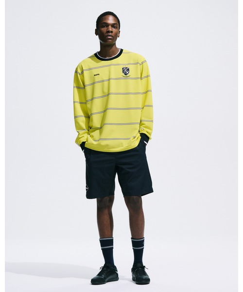 F.C.Real Bristol(エフシーレアルブリストル)の「CHAMPIONS BORDER L/S GAME SHIRT(Tシャツ/カットソー・メンズ・イエロー/ブラック/ホワイト・SMALL/MEDIUM/X-LARGE/LARGE/XX-LARGE)」の5枚目の写真