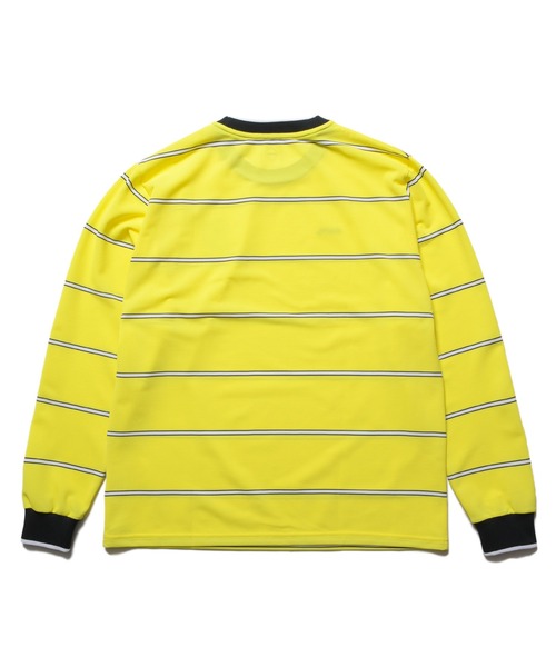 F.C.Real Bristol(エフシーレアルブリストル)の「CHAMPIONS BORDER L/S GAME SHIRT(Tシャツ/カットソー・メンズ・イエロー/ブラック/ホワイト・SMALL/MEDIUM/X-LARGE/LARGE/XX-LARGE)」の10枚目の写真