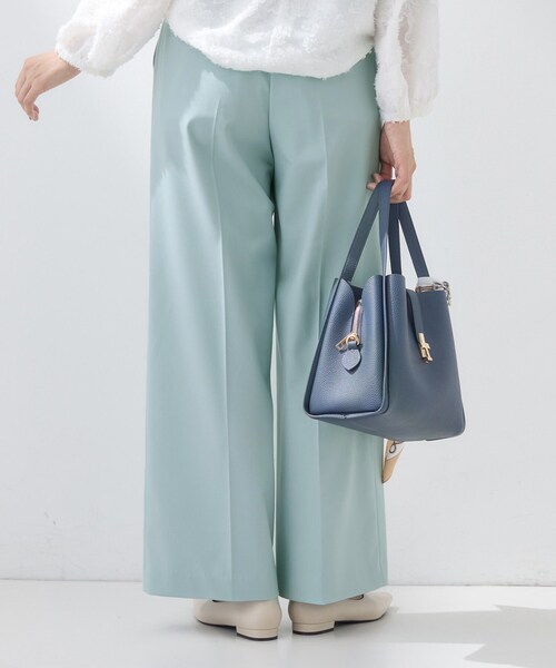 INDIVI（インディヴィ）の「【新作褒められパンツ】快温ワイドパンツ（その他パンツ・レディース・ライトベージュ/ホワイト/グリーン系/ネイビー・03/05/12/13/15 /19/34/36/38/40/42）」の17枚目の写真