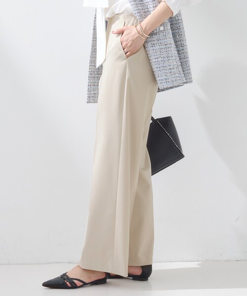 INDIVI（インディヴィ）の「【新作褒められパンツ】快温ワイドパンツ（その他パンツ・レディース・ライトベージュ/ホワイト/グリーン系/ネイビー・03/05/12/13/15 /19/34/36/38/40/42）」の20枚目の写真