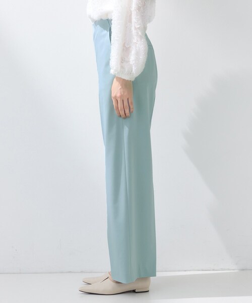 INDIVI（インディヴィ）の「【新作褒められパンツ】快温ワイドパンツ（その他パンツ・レディース・ライトベージュ/ホワイト/グリーン系/ネイビー・03/05/12/13/15 /19/34/36/38/40/42）」の5枚目の写真