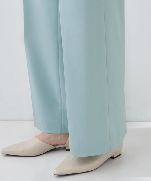 INDIVI（インディヴィ）の「【新作褒められパンツ】快温ワイドパンツ（その他パンツ・レディース・ライトベージュ/ホワイト/グリーン系/ネイビー・03/05/12/13/15 /19/34/36/38/40/42）」の10枚目の写真