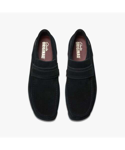 Clarks(クラークス)の「Clarks(クラークス) Walla Loafer GTX Black Suede(その他シューズ・メンズ・ブラック・65/70/75/80/85)」の2枚目の写真