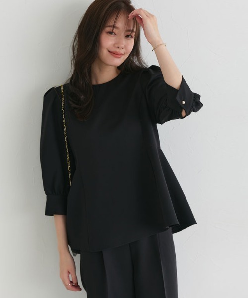 2WAY選べる襟ペプラムセットアップ（スーツセット）｜Pierrot（ピエロ