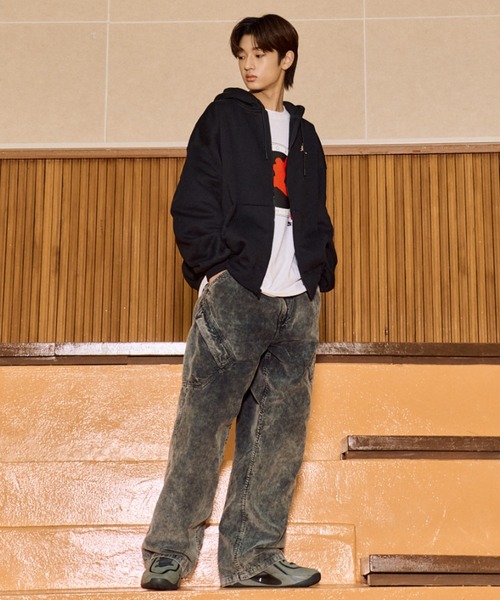 JORDAN BRAND(ジョーダンブランド)の「ジョーダン ブルックリン フリース メンズ オーバーサイズド フルジップ パーカー / Jordan Brooklyn Fleece Men's Oversized Full-Zip Hoodie IB7231-010 Black(パーカー・メンズ・ブラック・XL/L/M/S/2XL)」の3枚目の写真