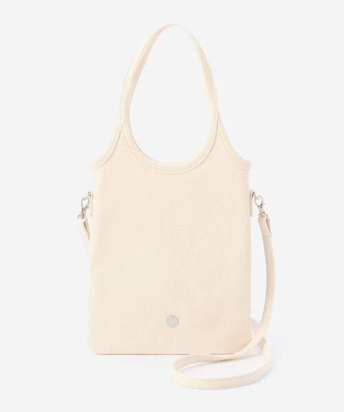 ORCIVAL（オーシバル）の「ORCIVAL | コットンキャンバス 2WAYバッグ UNISEX（ショルダーバッグ・レディース・アイボリー/ブラック/レッド・-）」の8枚目の写真