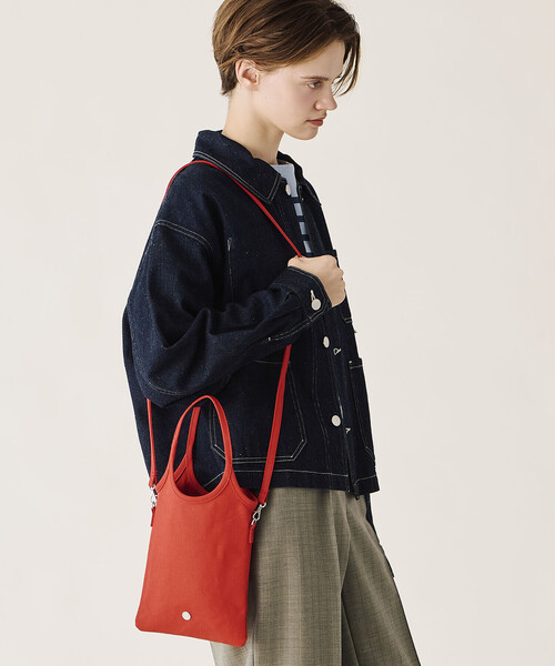 ORCIVAL（オーシバル）の「ORCIVAL | コットンキャンバス 2WAYバッグ UNISEX（ショルダーバッグ・レディース・アイボリー/ブラック/レッド・-）」の17枚目の写真