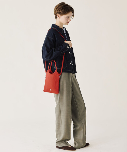 ORCIVAL（オーシバル）の「ORCIVAL | コットンキャンバス 2WAYバッグ UNISEX（ショルダーバッグ・レディース・アイボリー/ブラック/レッド・-）」の18枚目の写真