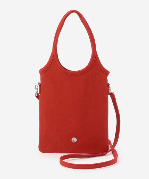 ORCIVAL（オーシバル）の「ORCIVAL | コットンキャンバス 2WAYバッグ UNISEX（ショルダーバッグ・レディース・アイボリー/ブラック/レッド・-）」の4枚目の写真