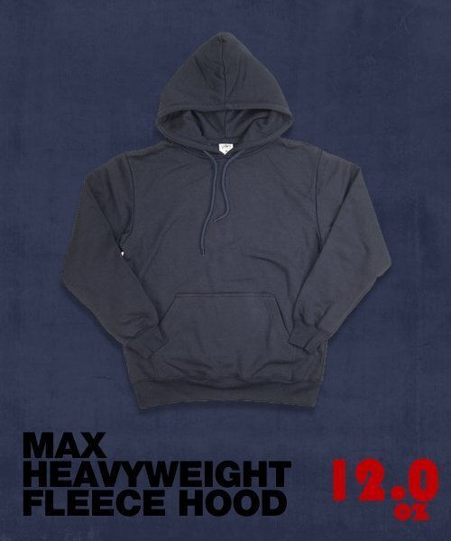 SHAKA WeAR(シャカウェア)の「12.0oz ヘビーウェイト起毛無地フードパーカー_ネイビー(パーカー・メンズ・その他・LARGE/MEDIUM/X-LARGE)」の1枚目の写真