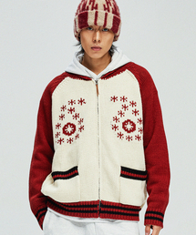 KND（ケイエヌディ）の「ペイズリーコウイチャンカーディガンバーガンディ（カーディガン/ボレロ）」