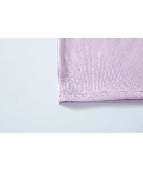 SALAD BAGUNI（サラダバグニ）の「Lace tag crop tee - purple pink（Tシャツ/カットソー・レディース・その他・FREE）」の5枚目の写真