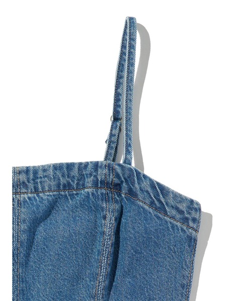 Levi's(リーバイス)の「Levi's/リーバイス デニム ゴデット ドレス(ワンピース・レディース・インディゴブルー・M/S/XS)」の7枚目の写真