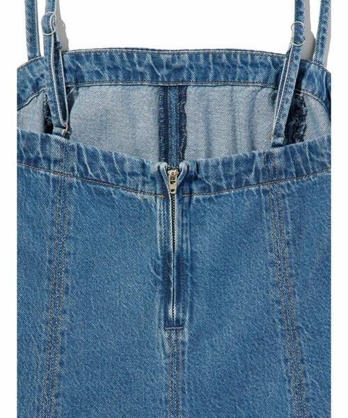 Levi's(リーバイス)の「Levi's/リーバイス デニム ゴデット ドレス(ワンピース・レディース・インディゴブルー・M/S/XS)」の9枚目の写真