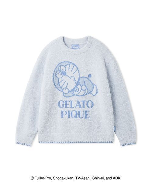 ジェラートピケ　ドラえもん　ベビモコジャガードプルオーバー&ロングパンツ ドラえもん】【レディース】ベビモコジャガードプルオーバー（ルーム
