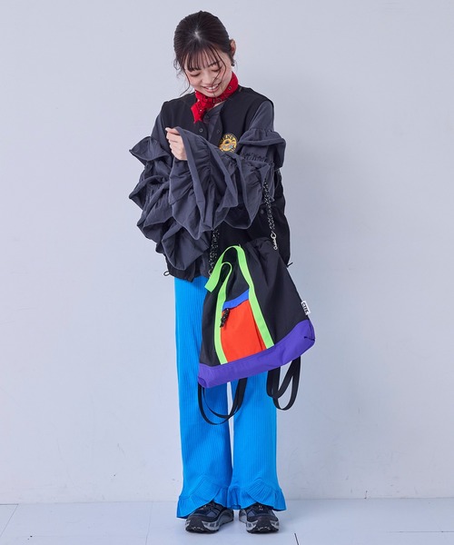MARKEY'S(マーキーズ)の「キャンプベスト/おとな(ベスト・レディース・オレンジ/ブラック/カーキ・160cm)」の15枚目の写真